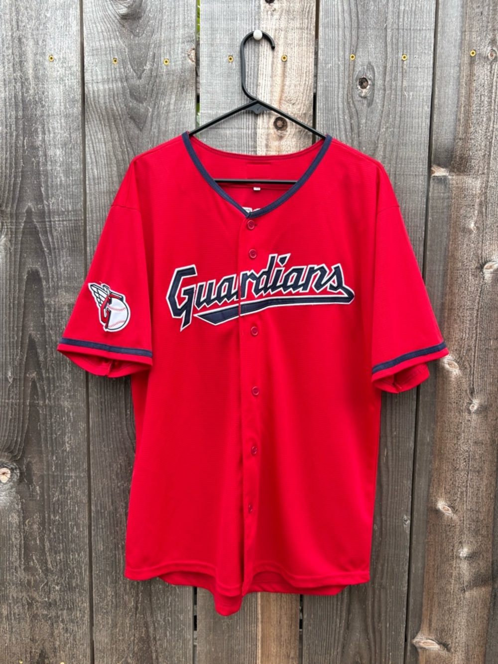 Cleveland Guardians Red Baseball Jersey
